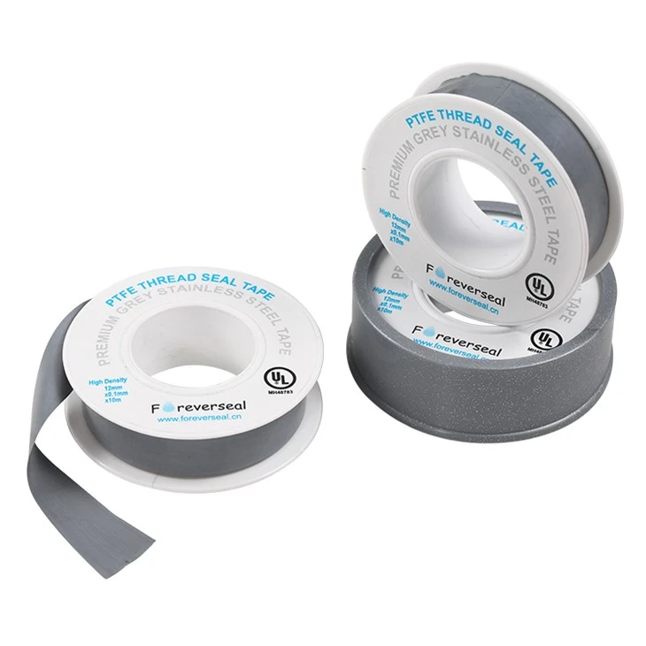Gray Stainless Steel Ptfe Thread Seal Tape sample