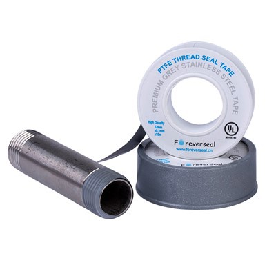 Gray Stainless Steel Ptfe Thread Seal Tape