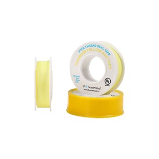 Yellow Gas Lines Ptfe Tape